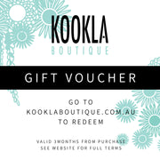 Kookla Boutique Gift Voucher