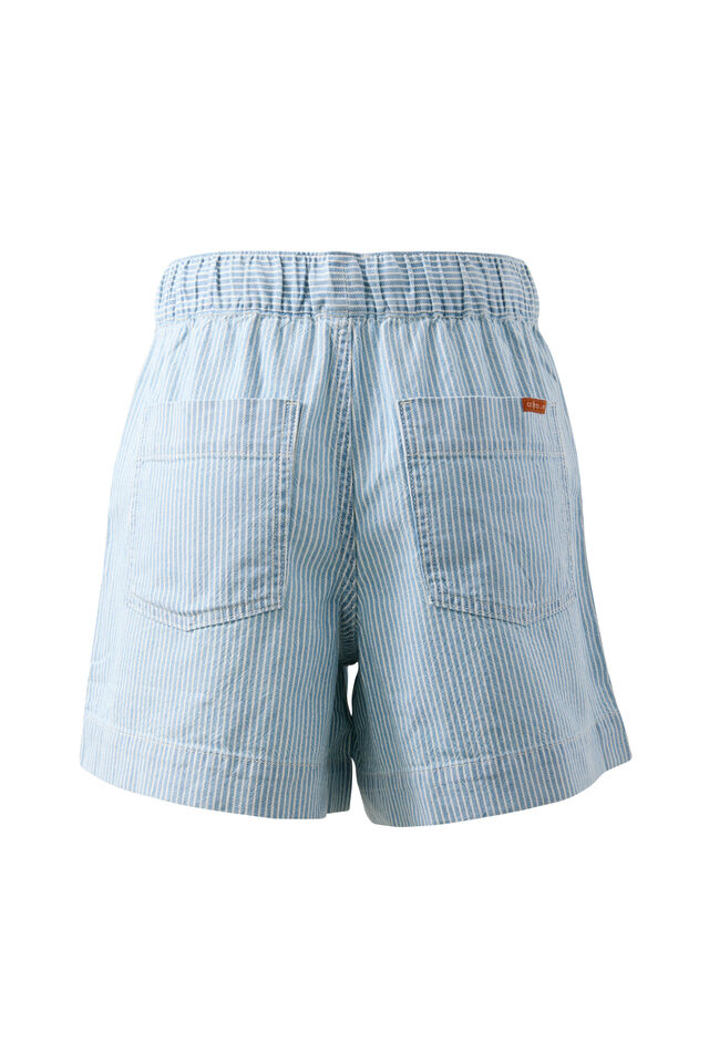 Ceres Life - Darcy Relaxed Everyday Short - Indigo Stripe