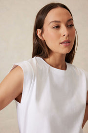 Ceres Life - Extend Shoulder Tee - White