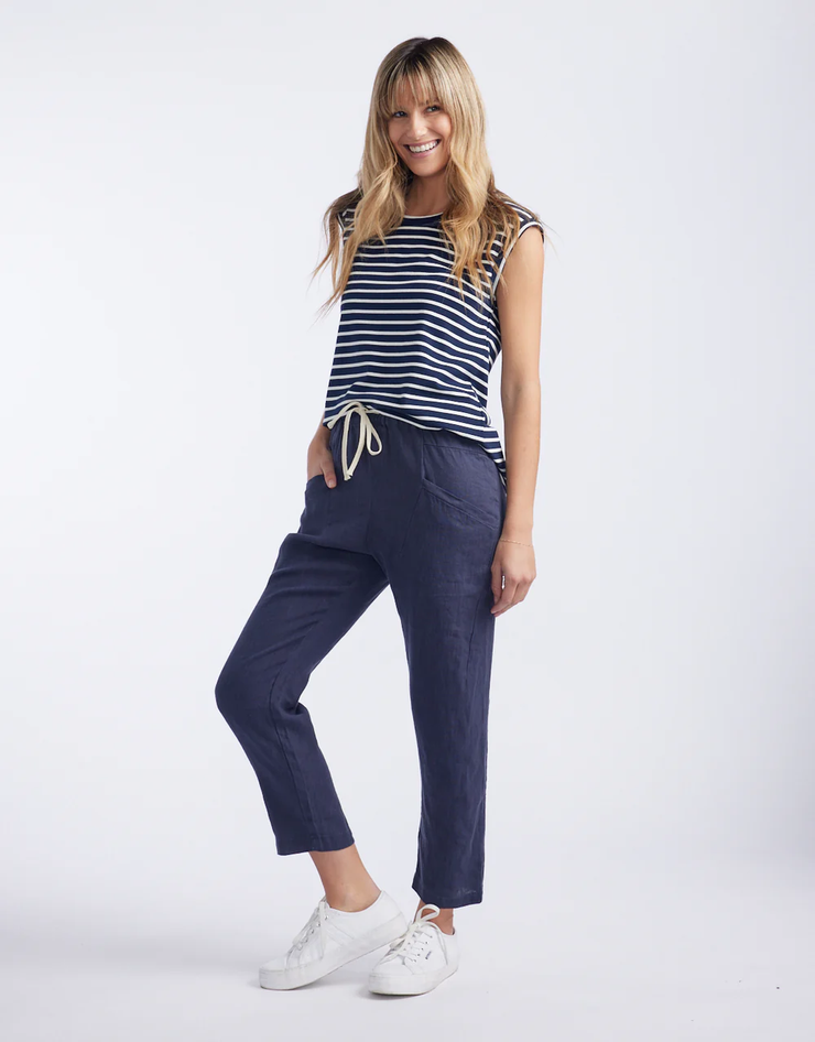 Little Lies - Luxe Pant - Navy