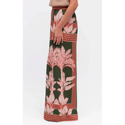 Little Lies - Perry Wide Leg Pant - Khaki/Tangerine