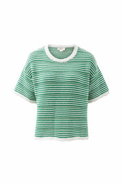 Ceres Life - Nina Boxy Knit Tee - Kelly Green