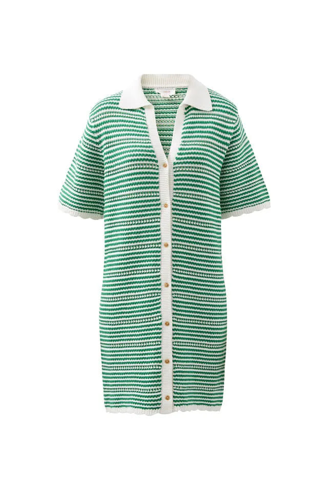 Ceres Life - Nala Stripe Knit Mini - Green Stripe