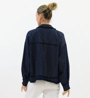 Rydel Jacket - Navy Chambray