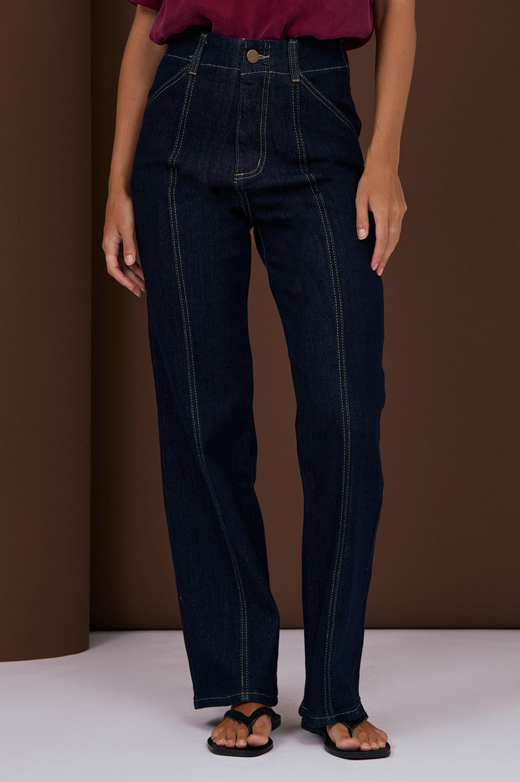 Blair Straight Leg Jean - Dark Denim