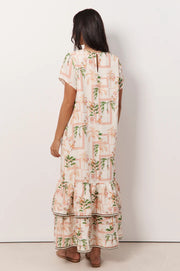 Rio Linen Maxi Dress - Print