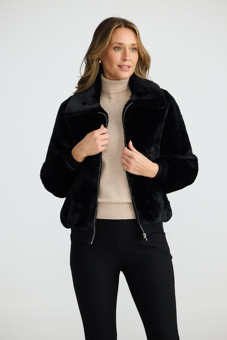 Celeste Bomber - Black