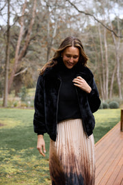 Celeste Bomber - Black