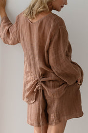 Tallows Linen Short - Clay