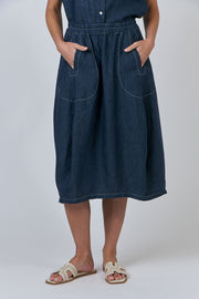 Rosey Skirt - Blue