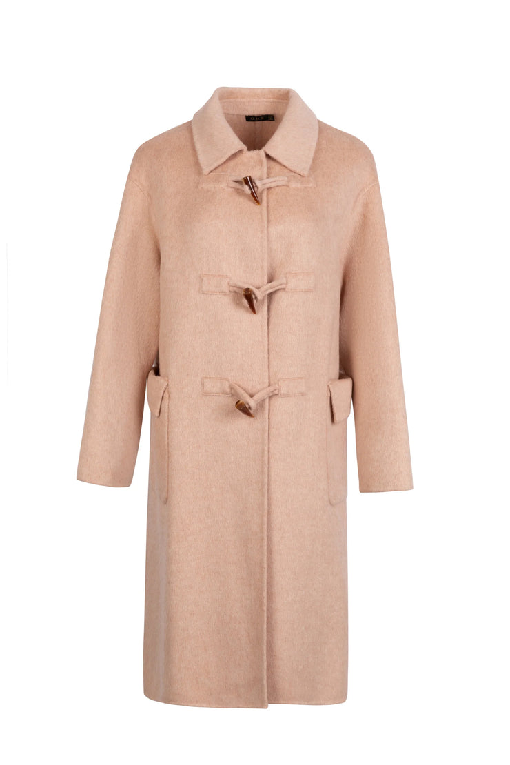 Simone Wool Coat - Cloud Pink