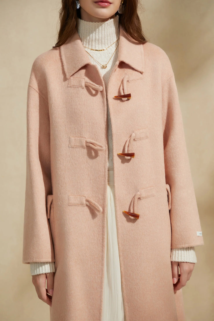 Simone Wool Coat - Cloud Pink