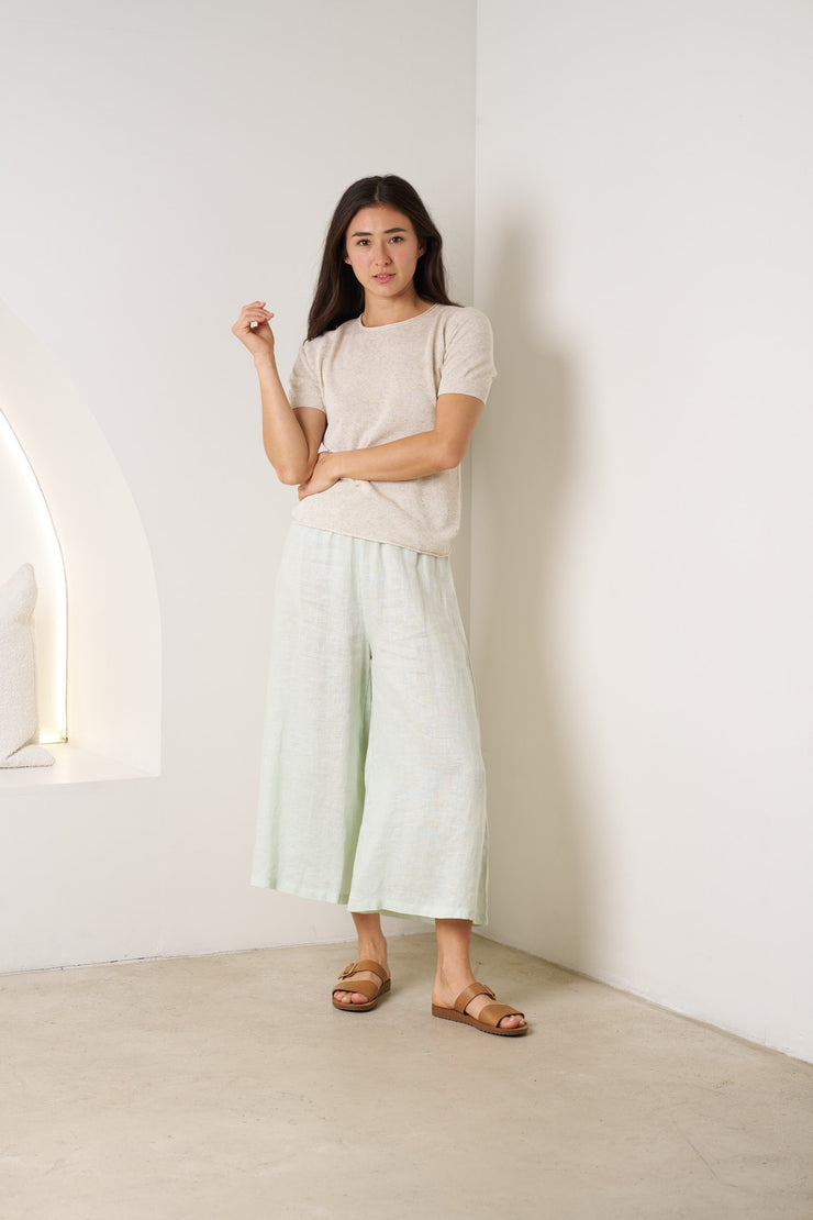 Adrianna Knit Tee - Neutral