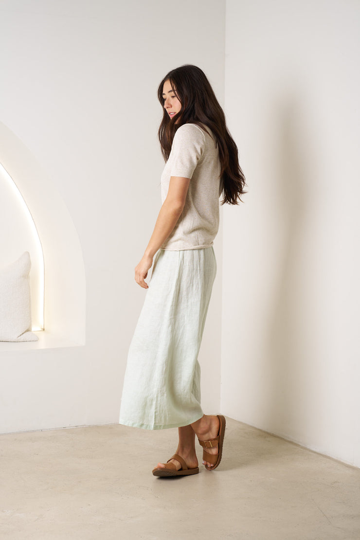 Adrianna Knit Tee - Neutral