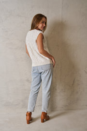 Lola Vest - Natural Fleck