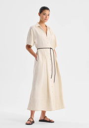 Morrison - Maisey Linen Dress - Ecru