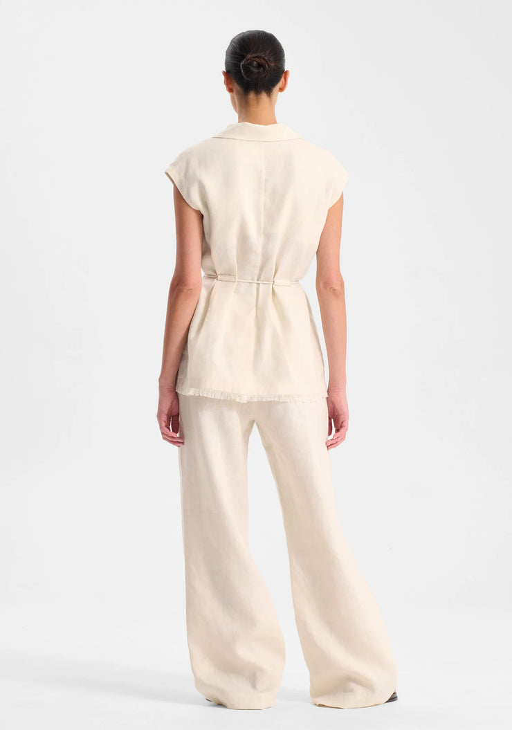 Morrison - Yasmin Linen Pant - Ecru