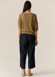 POL - Carsen Crop Pant - Dark Wash