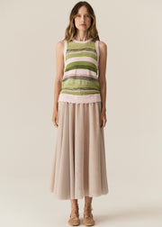POL - Marc Multi Stripe Tank - Pink Multi