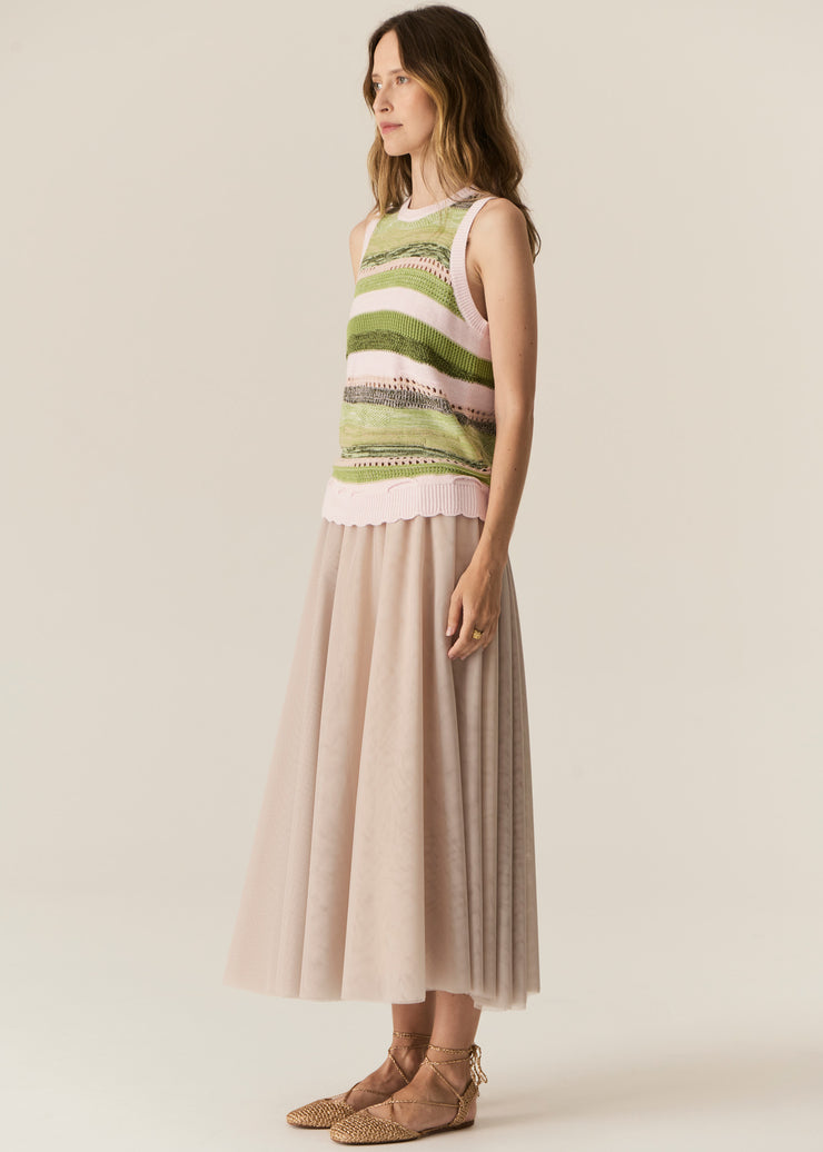 POL - Marc Multi Stripe Tank - Pink Multi