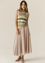 POL - Marc Multi Stripe Tank - Pink Multi