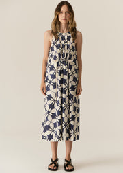 POL - Turin Tank Dress - Blue Turin