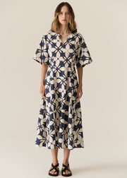 POL - Turin Dress - Blue Turin