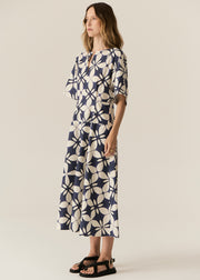 POL - Turin Dress - Blue Turin