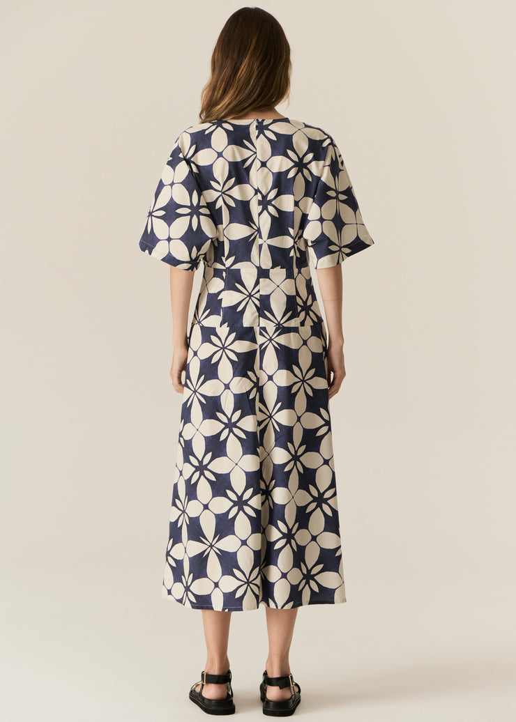 POL - Turin Dress - Blue Turin