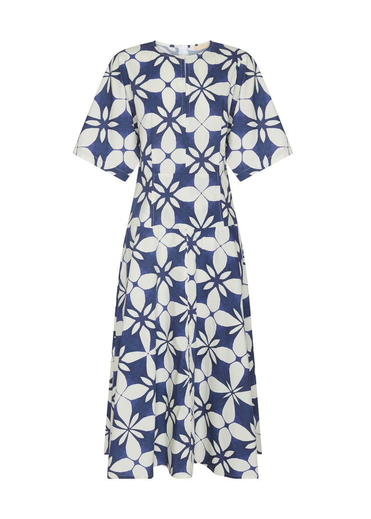 POL - Turin Dress - Blue Turin