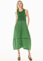 POL - Orlo Lace Tank Dress - Green