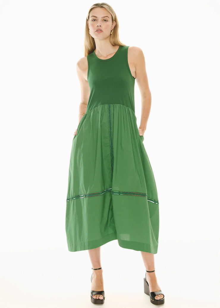 POL - Orlo Lace Tank Dress - Green