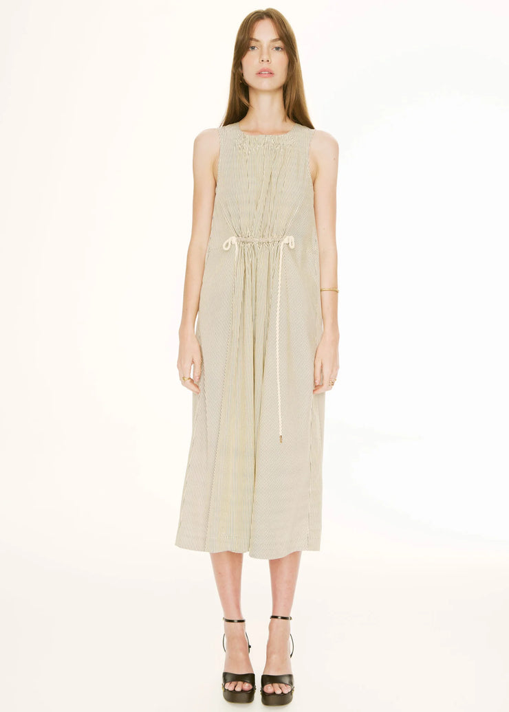 POL - Fable Tank Dress - Ivory/Ink