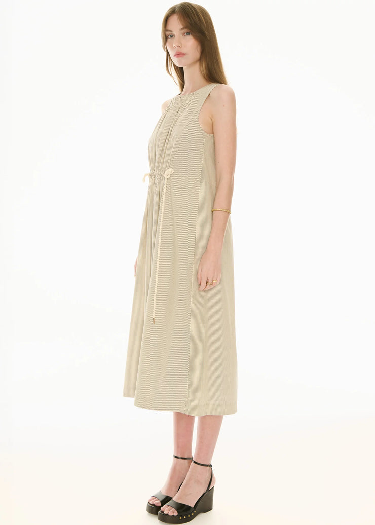 POL - Fable Tank Dress - Ivory/Ink
