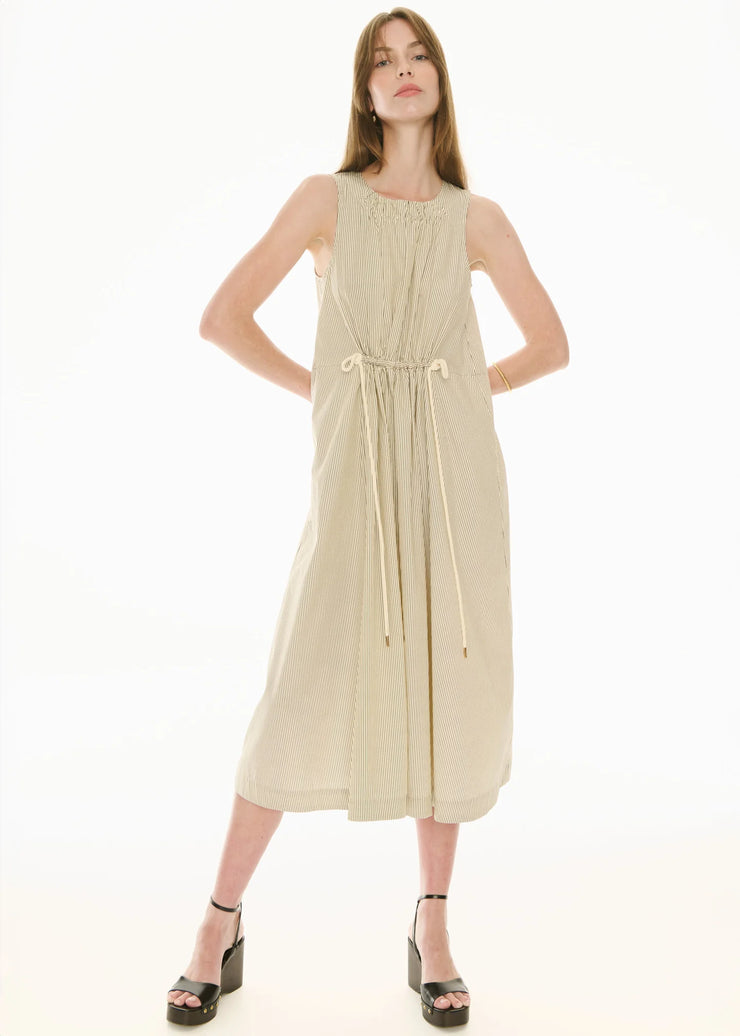 POL - Fable Tank Dress - Ivory/Ink