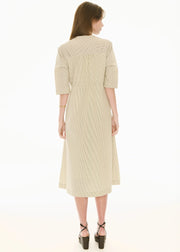 POL - Fable Shirt Dress - Ivory/Ink