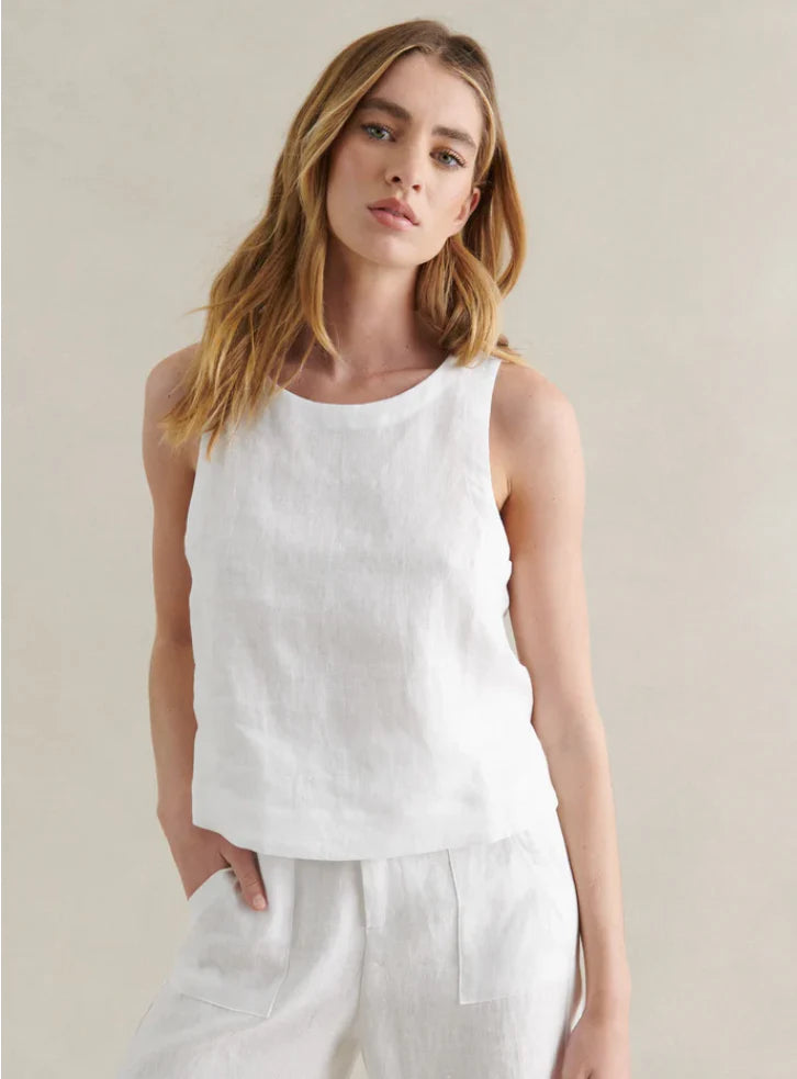 Little Lies - Jude Top - White