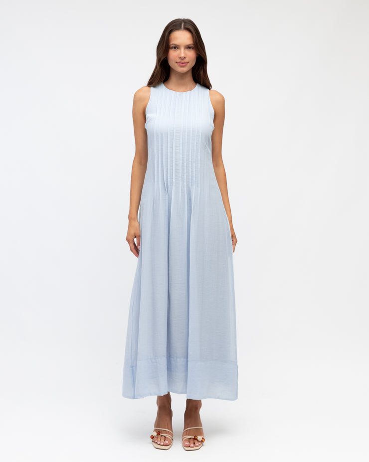 Drinks on The Deck Dress - Pale Blue