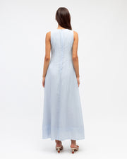 Drinks on The Deck Dress - Pale Blue