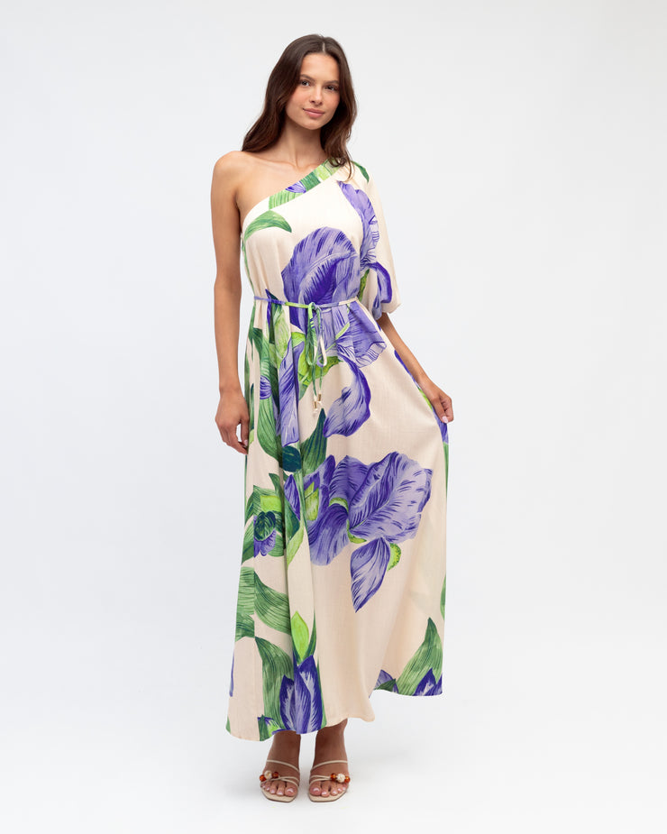 Sweet Iris Maxi Dress - Iris Print