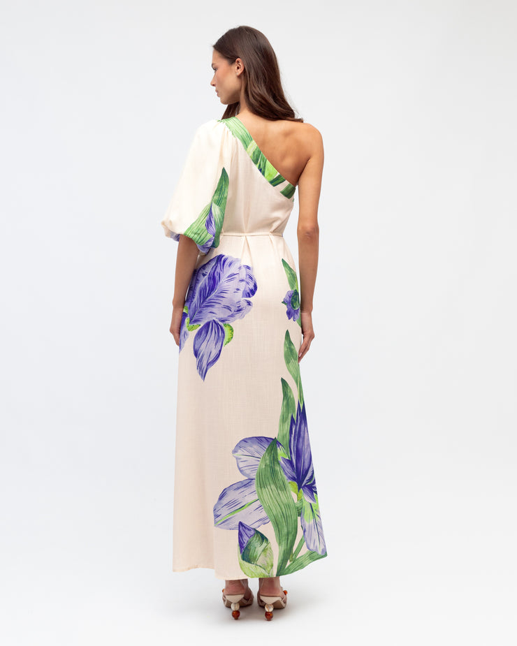 Sweet Iris Maxi Dress - Iris Print