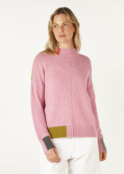 Z&P - Colour Block Trim Jumper - Parfait