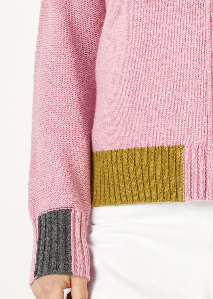 Z&P - Colour Block Trim Jumper - Parfait