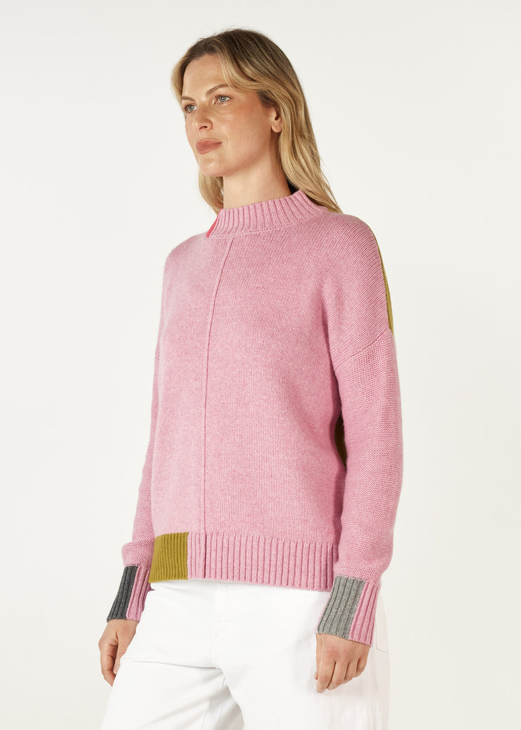 Z&P - Colour Block Trim Jumper - Parfait