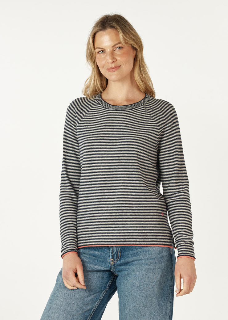 Z&P - Essential Stripe Crew - Denim