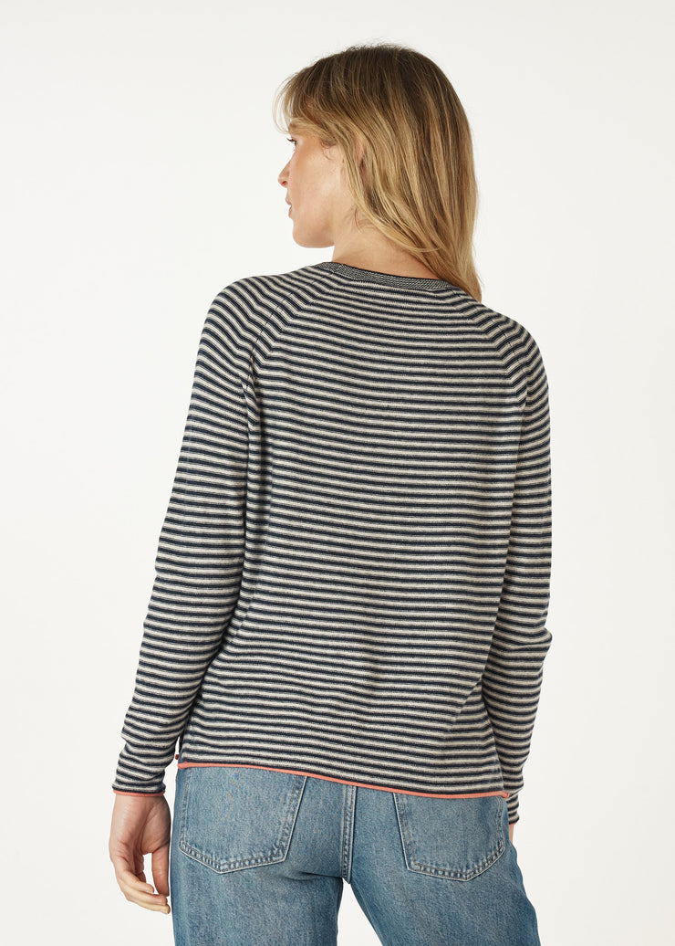 Z&P - Essential Stripe Crew - Denim