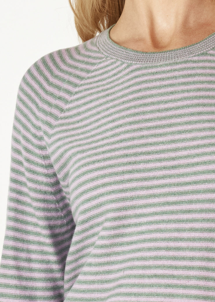 Z&P - Essential Stripe Crew - Moss