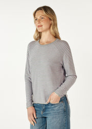 Z&P - Essential Stripe Crew - Moss