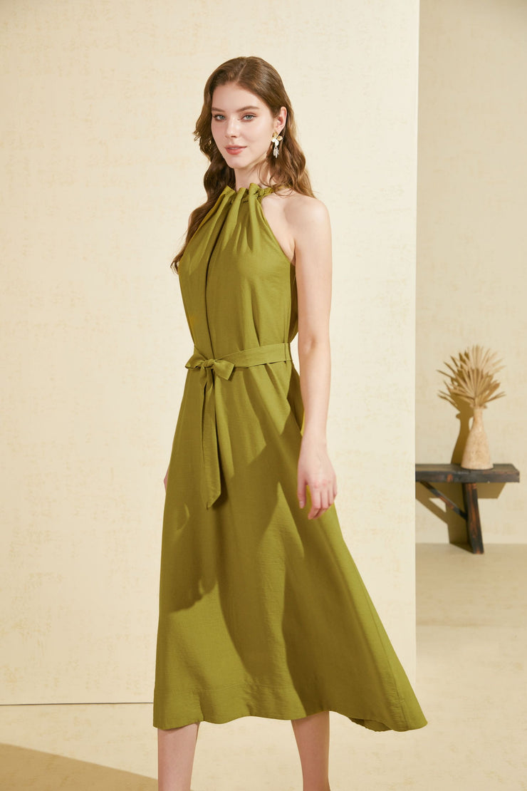 GDS - Henry Dress - Green Envy