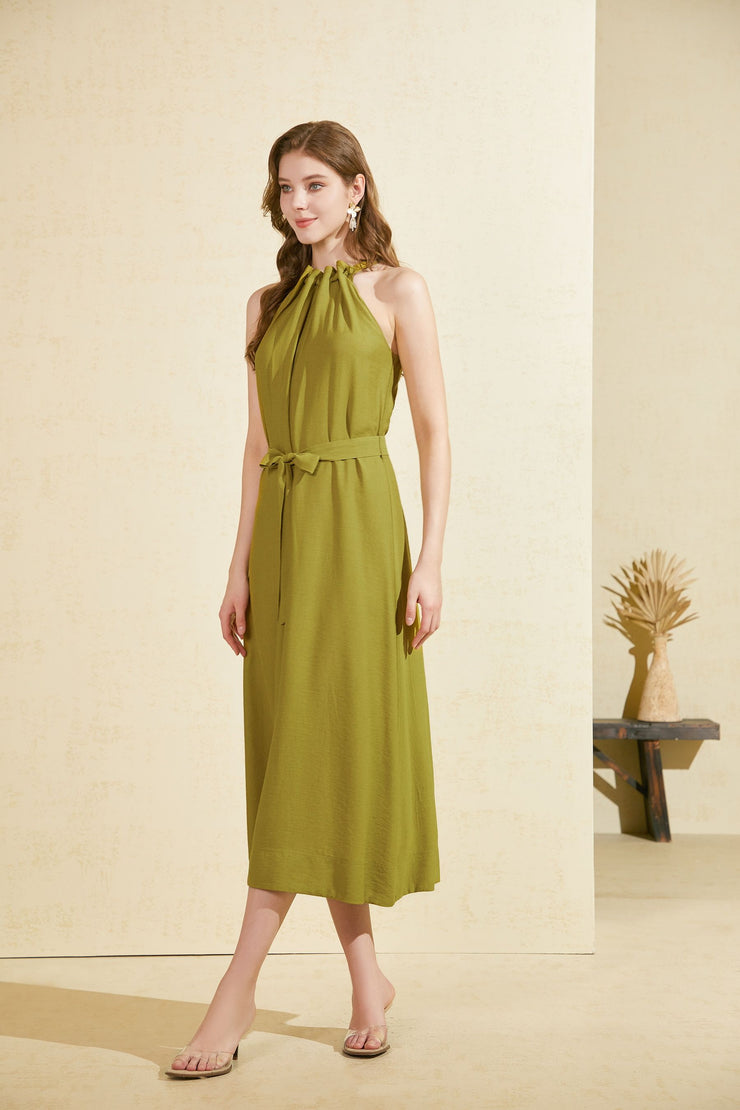 GDS - Henry Dress - Green Envy